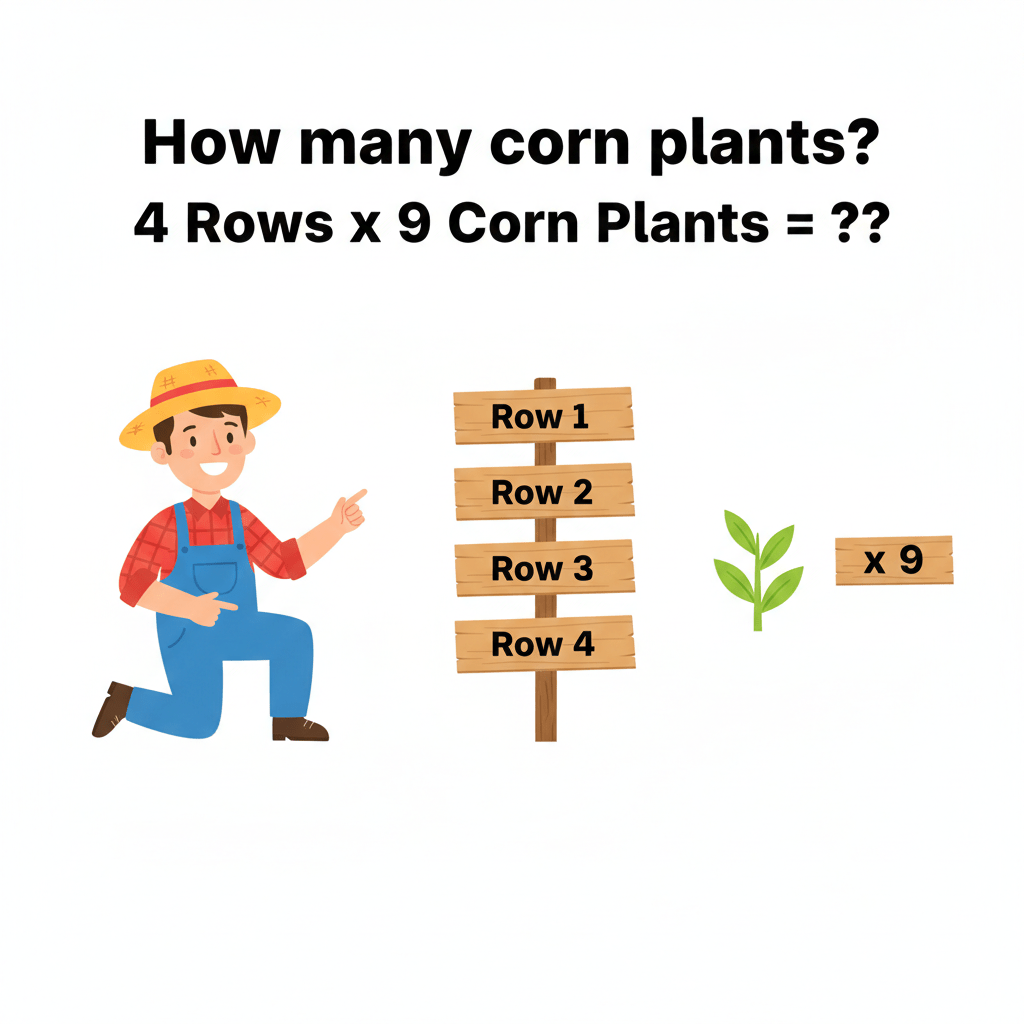 Multiplication Problem Illustration